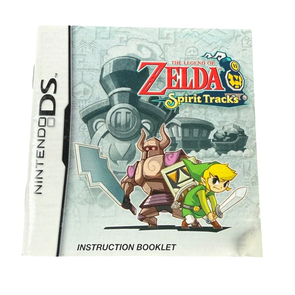 Nintendo Zelda Spirit Tracks Instruction Manual DS Replacement Booklet